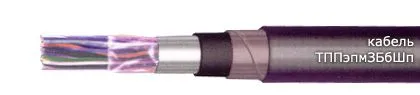 Кабель ТППэпмЗБбШп 50х2х0,4-200