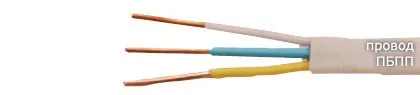 Кабель ПБПП 3х6
