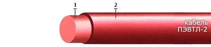 Кабель ПЭВТЛ-2 1,12